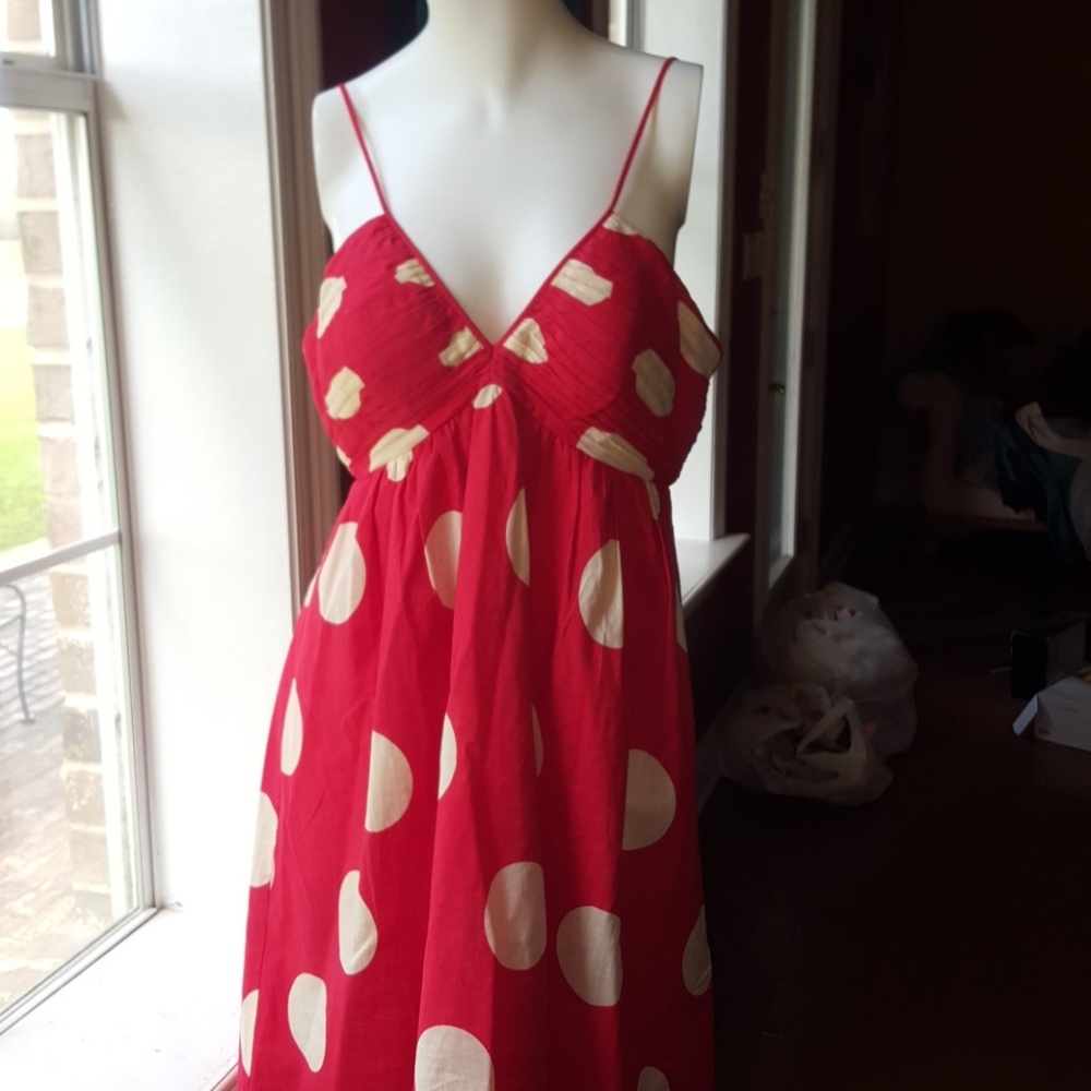 Adrianna Papell Poka Dot Sundress